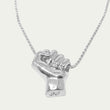 Load image into Gallery viewer, BIG ALL POWER FIST NECKLACE