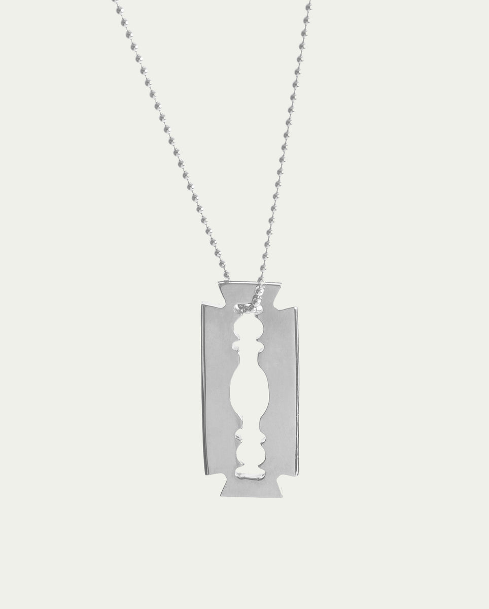 Block Blade Necklace | Razor Pendant | Johnny Nelson – JOHNNY NELSON