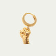 Load image into Gallery viewer, ALL POWER FIST HUGGIE SINGLE EARRING
