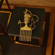 Load image into Gallery viewer, LUXURY NEFERTITI AFRO PICK NECKLACE
