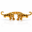 Load image into Gallery viewer, TWIN PANTHER OPEN RING
