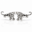 Load image into Gallery viewer, TWIN PANTHER OPEN RING

