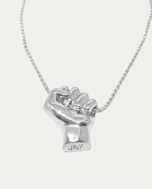 BIG ALL POWER FIST NECKLACE