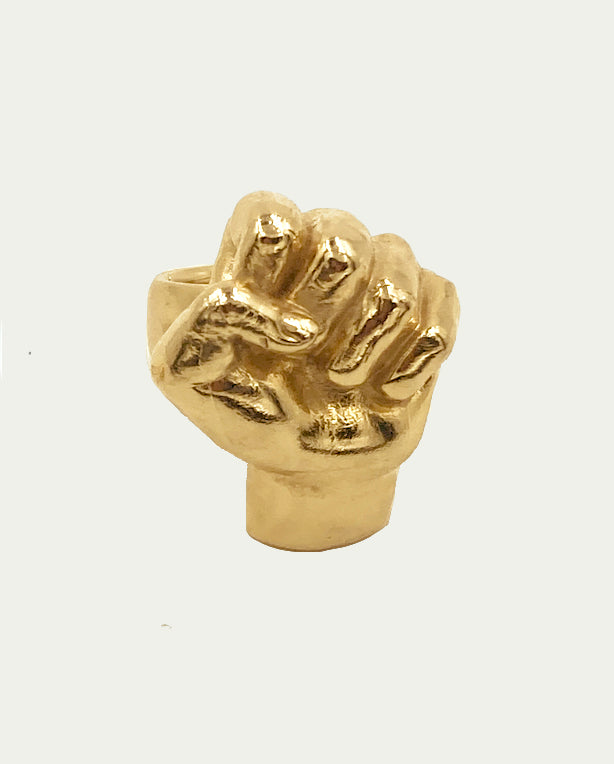Red Fist Rings All Power Fist Ring | Raised Fist Ring | Johnny Nelson – JOHNNY NELSON